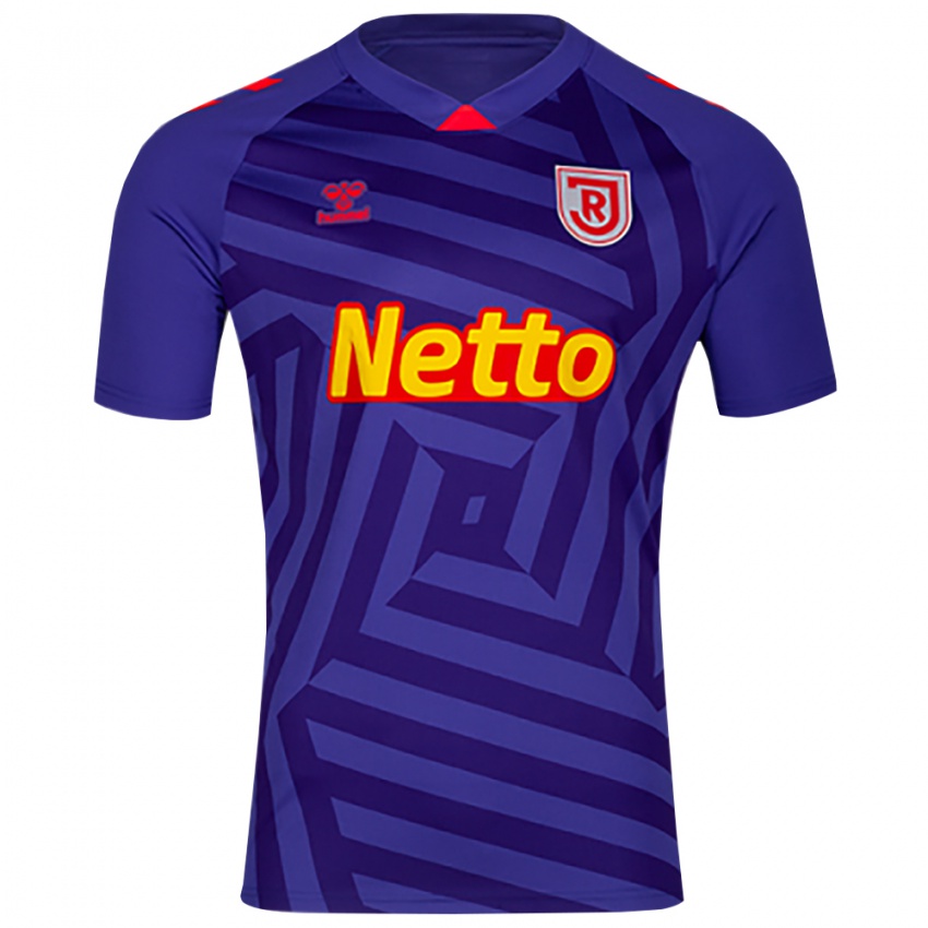 נשים פליקס גבהארדט #1 כחול רויאל אדום חולצת שוער 2025/26 חולצה קצרה