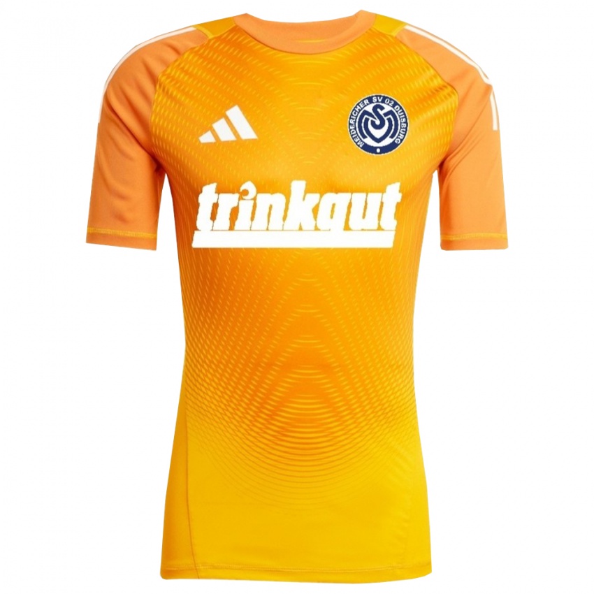 נשים סימון קונראד טצ׳קובסקי #12 כתום לבן חולצת שוער 2025/26 חולצה קצרה