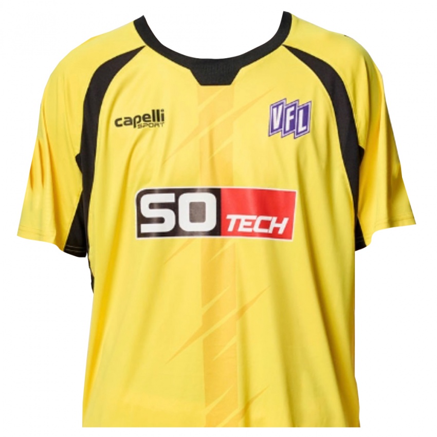 נשים פליקס וסלס #1 צהוב שחור חולצת שוער 2025/26 חולצה קצרה