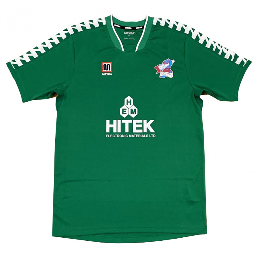 נשים סקאנת'ורפ יונייטד ירוק לבן חולצת שוער 2025/26 חולצה קצרה