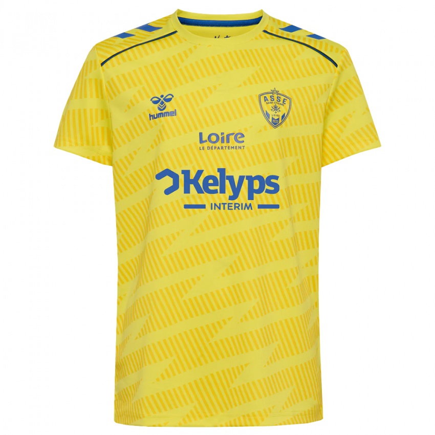 נשים סנט אטיין כחול צהוב חולצת שוער 2025/26 חולצה קצרה