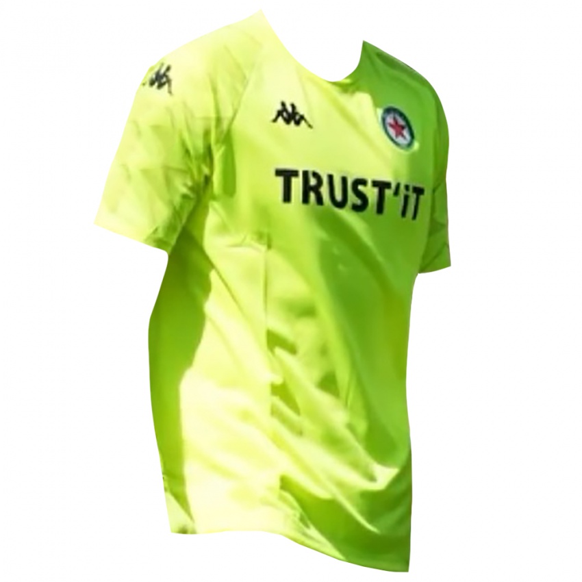 נשים קוונטין בונארדו #1 ירוק ניאון חולצת שוער 2025/26 חולצה קצרה נשים קוונטין בונארדו #1 ירוק ניאון חולצת שוער 2025/26 חולצה קצרה