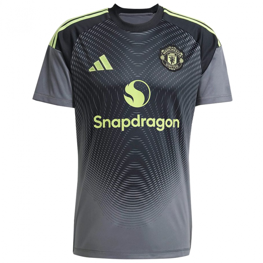 נשים פאלון טוליס-ג'ויס #91 אפור כהה לבן חולצת שוער 2025/26 חולצה קצרה