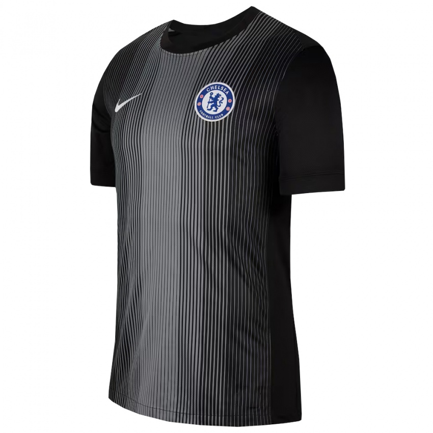 נשים פיליפ יורגנסן #12 שחור לבן חולצת שוער 2025/26 חולצה קצרה