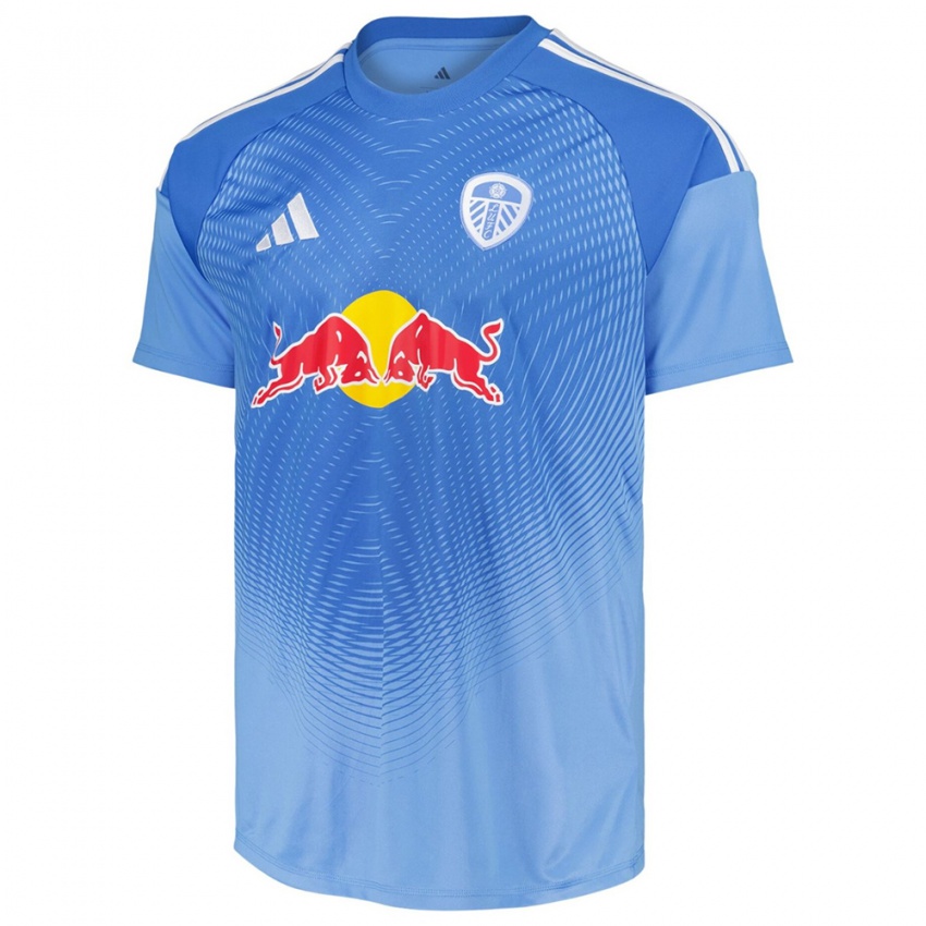 נשים לידס יונייטד כחול שמיים לבן חולצת שוער 2025/26 חולצה קצרה