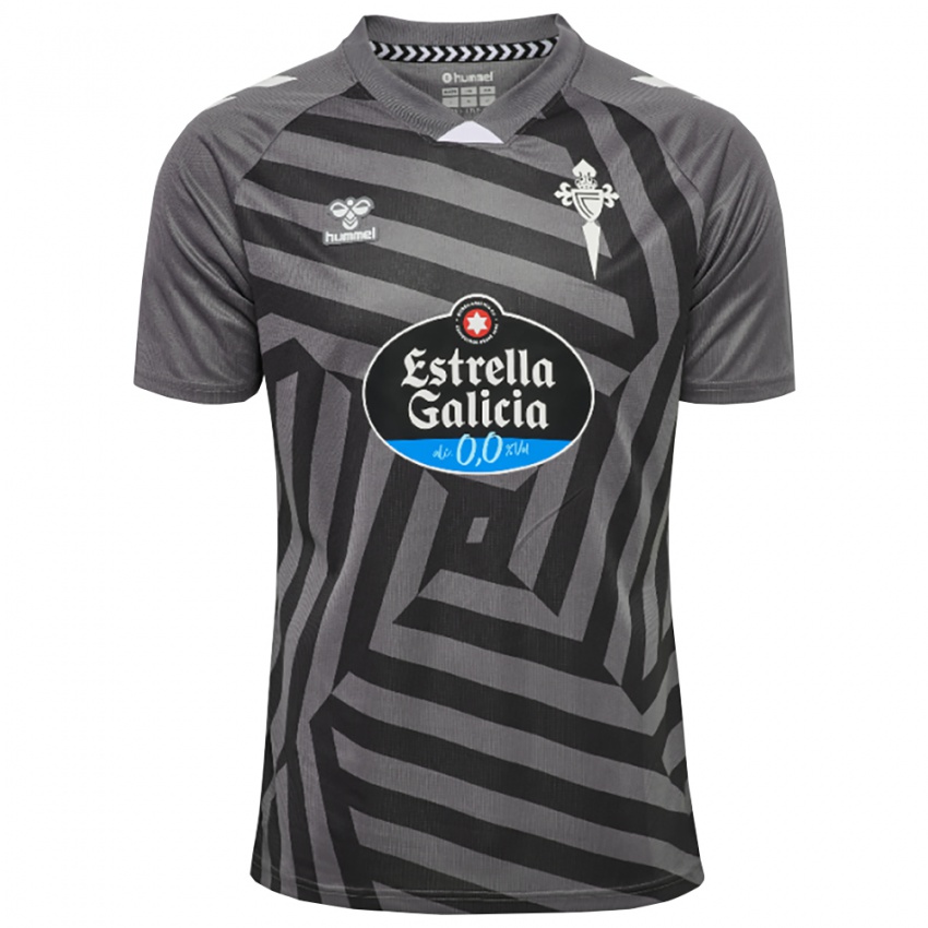 נשים סלטה ויגו אפור כהה שחור חולצת שוער 2025/26 חולצה קצרה