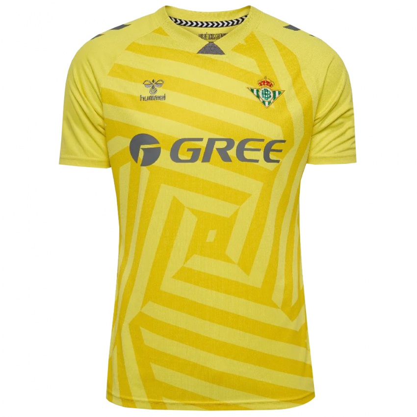 נשים פראן וייטס #25 צהוב אפור חולצת שוער 2025/26 חולצה קצרה