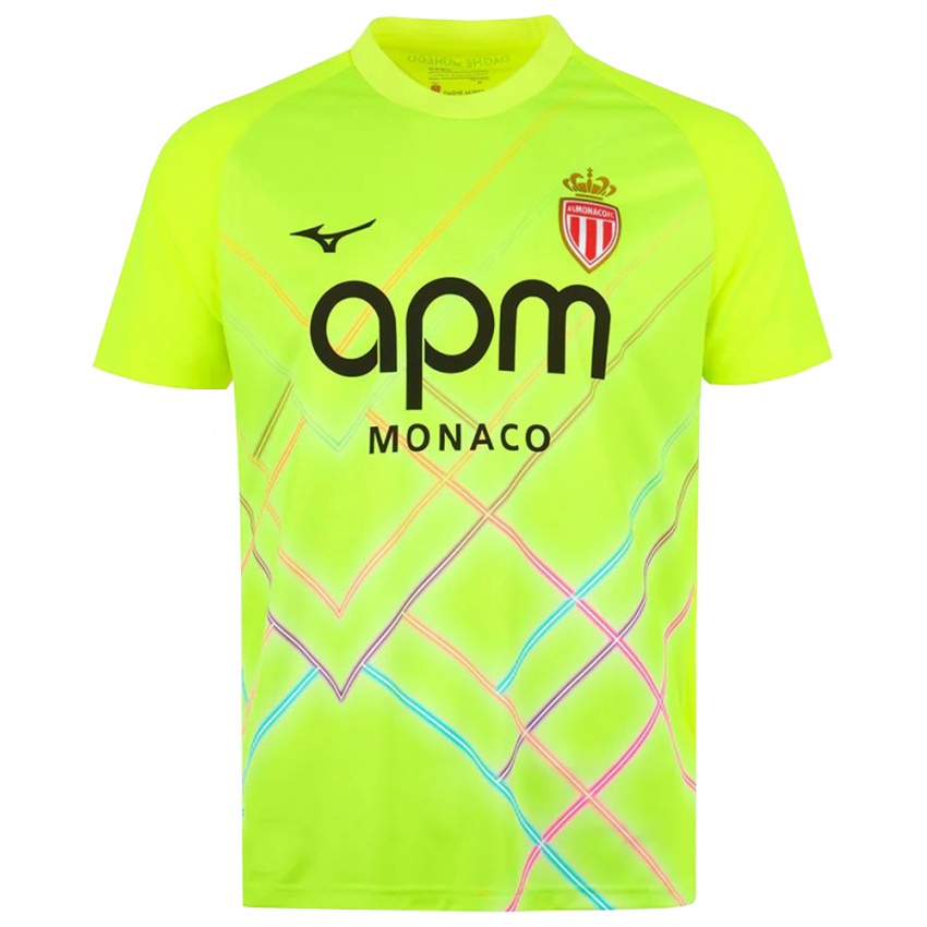 נשים פיליפ קון #16 ירוק פלורסנט שחור חולצת שוער 2025/26 חולצה קצרה