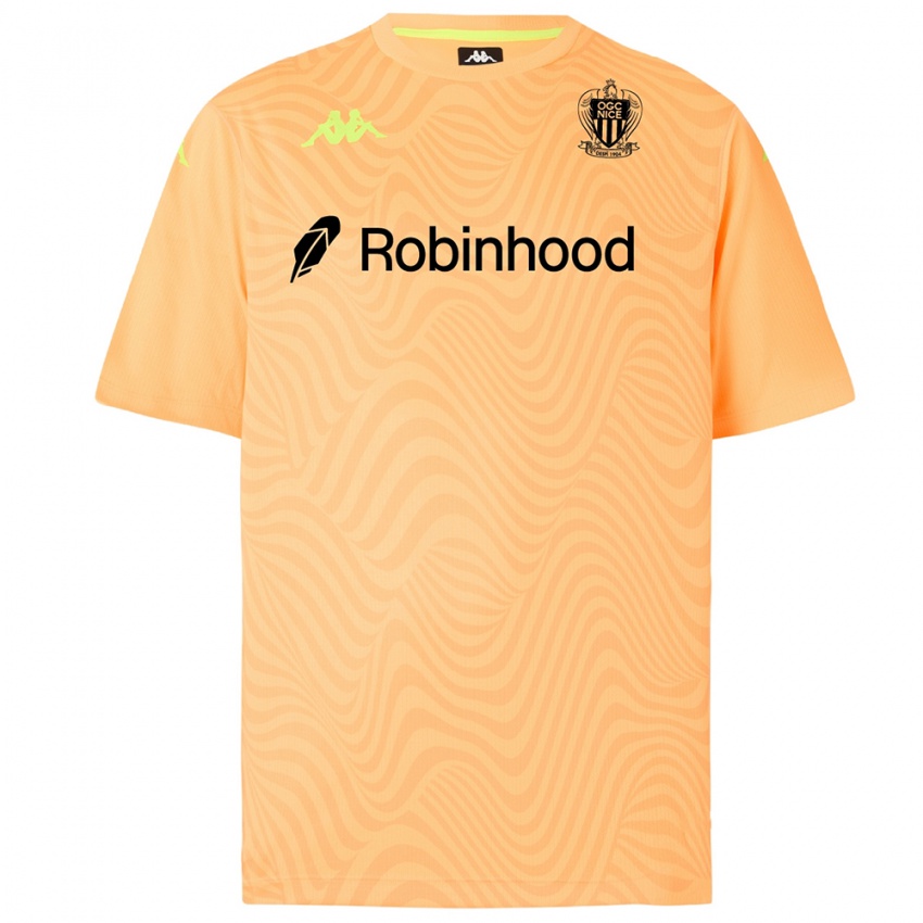 נשים ניס כתום בהיר שחור חולצת שוער 2025/26 חולצה קצרה