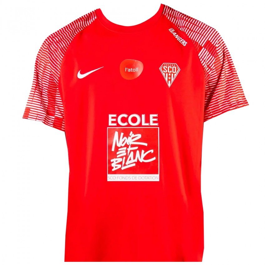 נשים עומאר קאליפה פונה #40 אדום לבן חולצת שוער 2025/26 חולצה קצרה