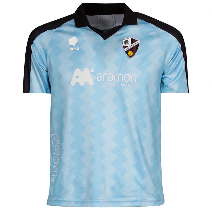 נשים הואסקה כחול בהיר שחור חולצת שוער 2025/26 חולצה קצרה