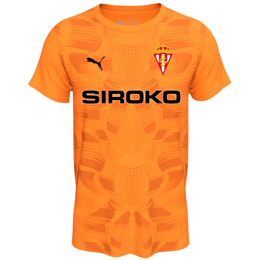 נשים ספורטינג חיחון כתום שחור אדום חולצת שוער 2025/26 חולצה קצרה