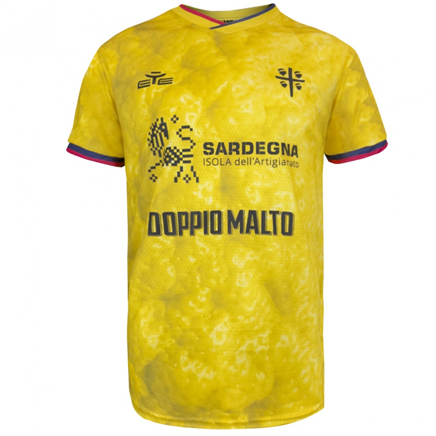 נשים עמנואל ארה #62 צהוב שחור חולצת שוער 2025/26 חולצה קצרה