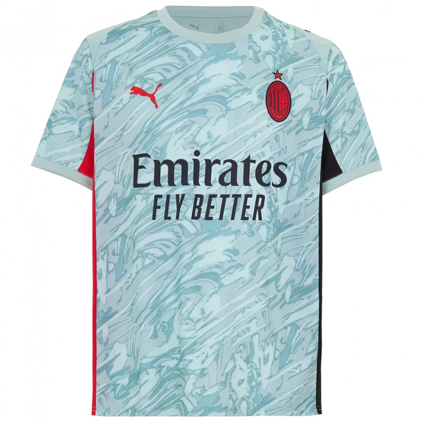 נשים פייטרו טרצ'אנו #1 כחול בהיר אדום חולצת שוער 2025/26 חולצה קצרה