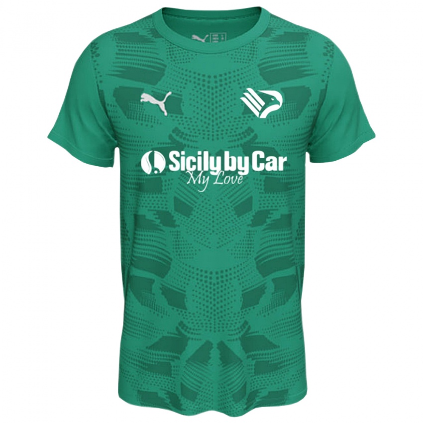 נשים פרנצ'סקו די בארטולו #77 לבן ירוק ים חולצת שוער 2025/26 חולצה קצרה