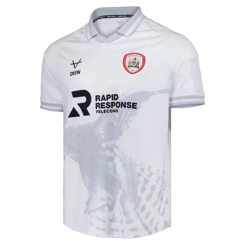 נשים מארק רוברטס #4 לבן אפור שחור הרחק ג'רזי 2025/26 חולצה קצרה