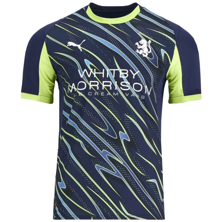 נשים Jack Powell #23 כחול נייבי ירוק זוהר הרחק ג'רזי 2025/26 חולצה קצרה