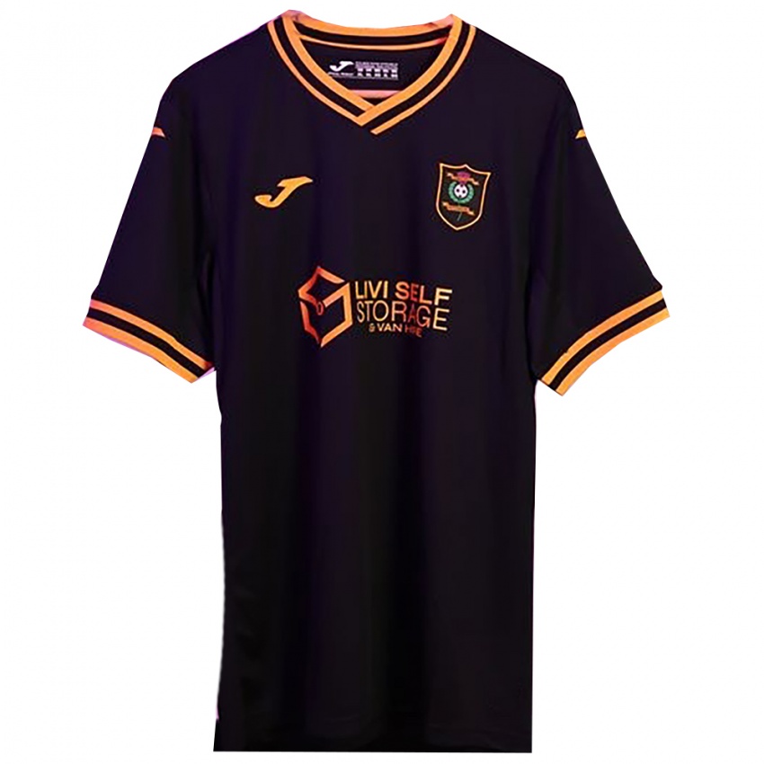 נשים Matthew Mccaffrey #0 שחור צהוב הרחק ג'רזי 2025/26 חולצה קצרה