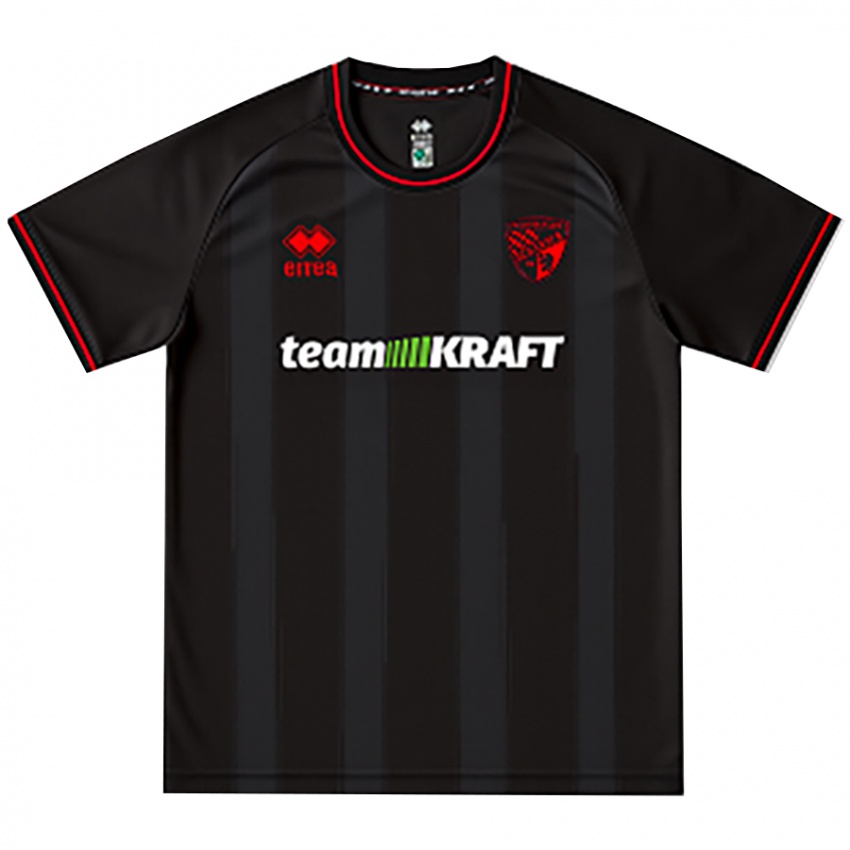 נשים השם שלך #0 שחור אדום לבן הרחק ג'רזי 2025/26 חולצה קצרה