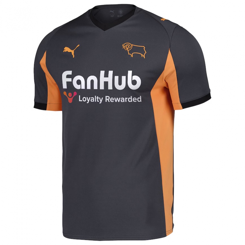 נשים אנדראס ויימן #19 אפור כתום שחור הרחק ג'רזי 2025/26 חולצה קצרה