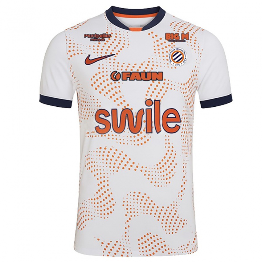 נשים יאניק סידיבה #11 לבן כתום הרחק ג'רזי 2025/26 חולצה קצרה