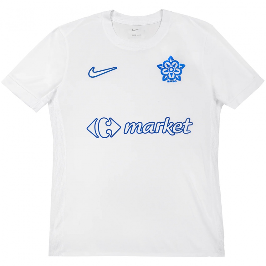 נשים Mélanie Chabrier #28 לבן כחול הרחק ג'רזי 2025/26 חולצה קצרה