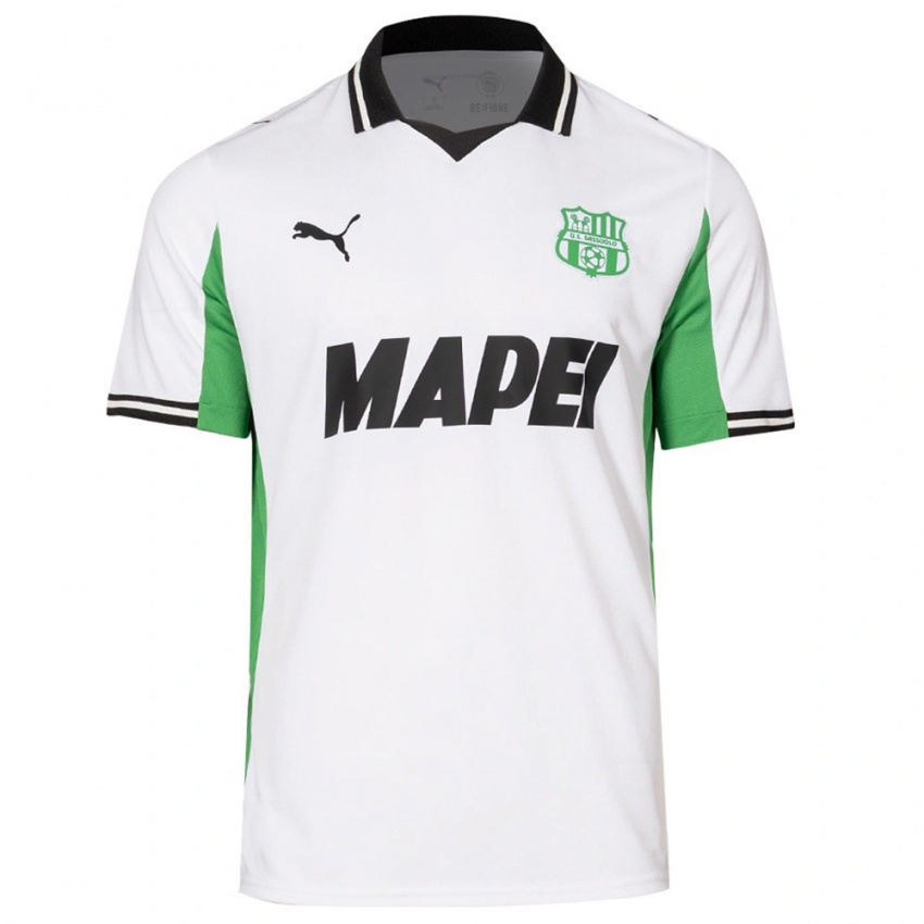 נשים פרנצ'סקה דה בונה #78 לבן ירוק שחור הרחק ג'רזי 2025/26 חולצה קצרה נשים פרנצ'סקה דה בונה #78 לבן ירוק שחור הרחק ג'רזי 2025/26 חולצה קצרה