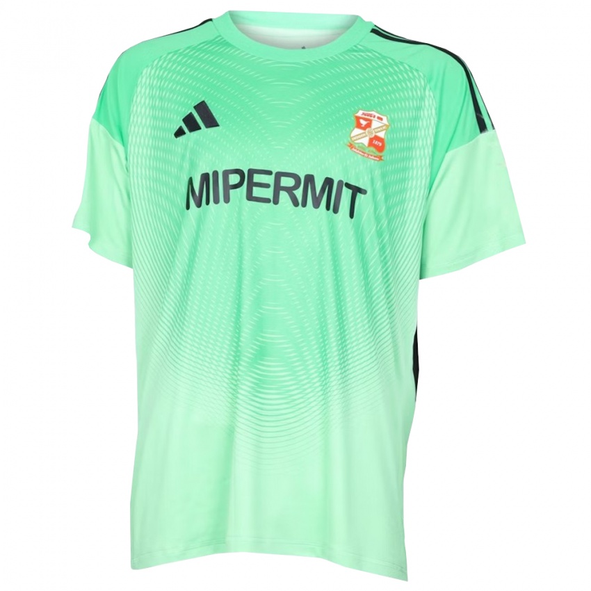 נשים סווינדון טאון שחור ירוק בהיר חולצת שוער 2025/26 חולצה קצרה