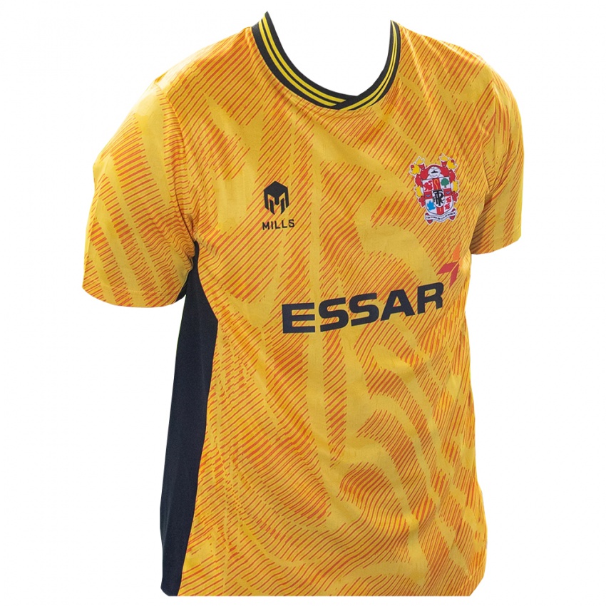 נשים טרנמיר רוברס שחור צהוב חולצת שוער 2025/26 חולצה קצרה