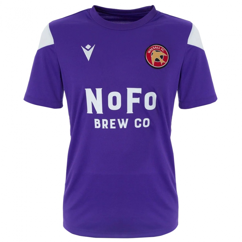 נשים סם הורנבי #12 לבן סגול חולצת שוער 2025/26 חולצה קצרה