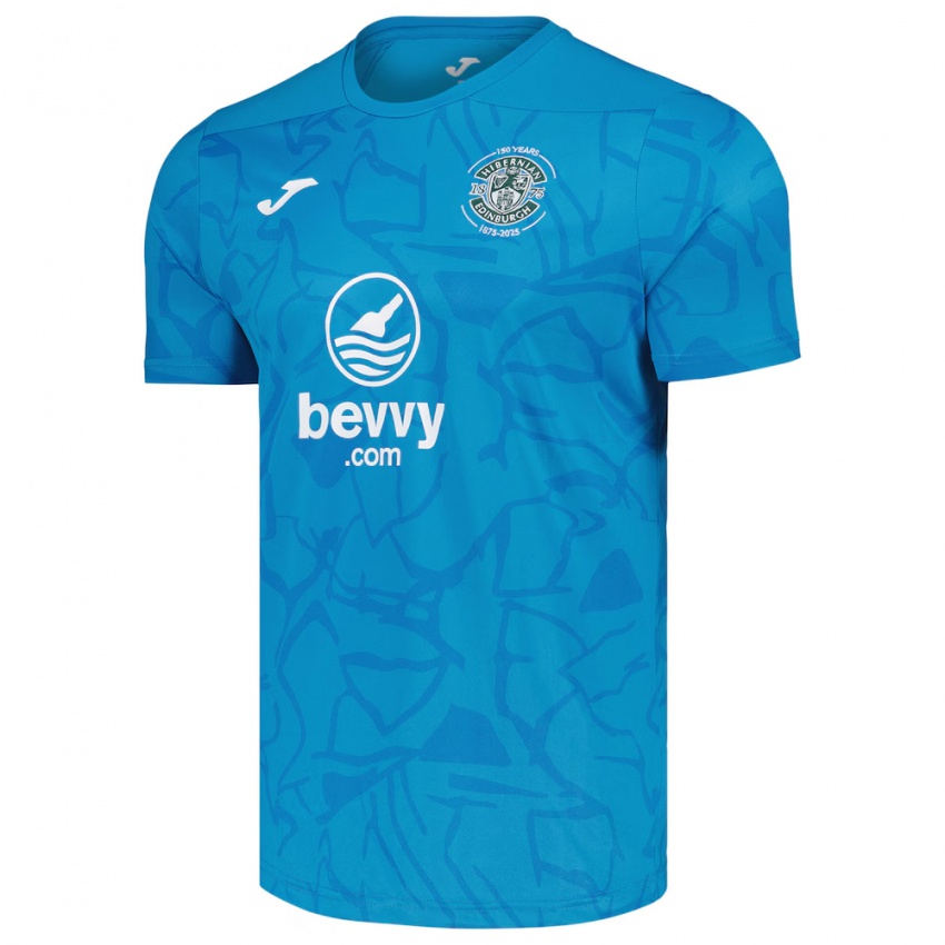 נשים היברניאן לבן כחול חולצת שוער 2025/26 חולצה קצרה