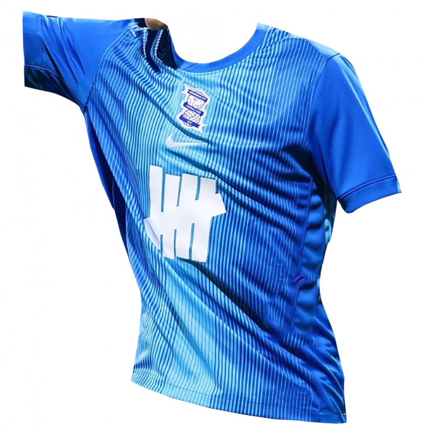 נשים ברמינגהאם סיטי כחול לבן חולצת שוער 2025/26 חולצה קצרה נשים ברמינגהאם סיטי כחול לבן חולצת שוער 2025/26 חולצה קצרה