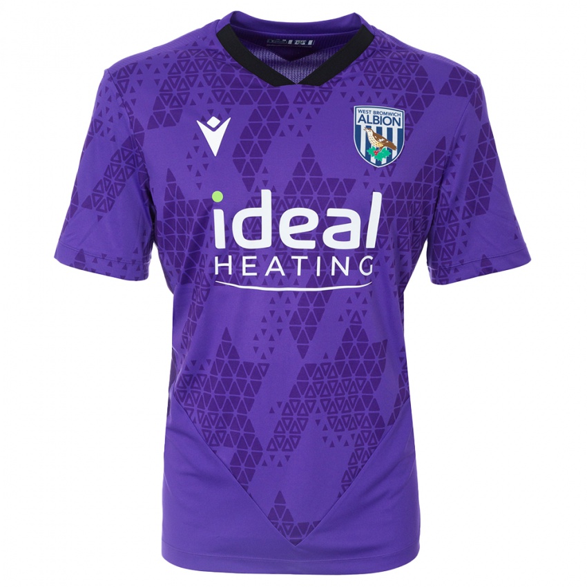 נשים ווסט ברומיץ' אלביון סגול לבן חולצת שוער 2025/26 חולצה קצרה