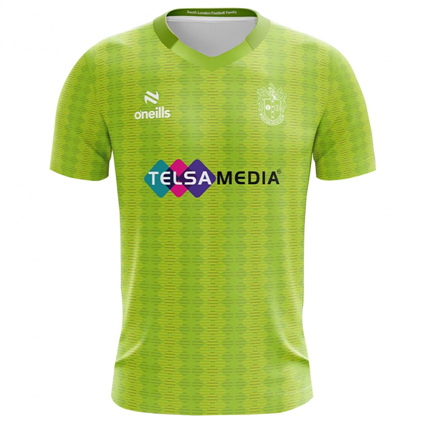 נשים סאטון יונייטד ירוק דשא חולצת שוער 2025/26 חולצה קצרה