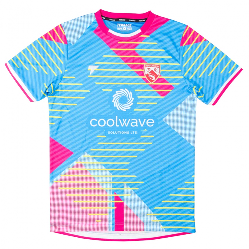 נשים מורקאמב ורוד כחול שמיים חולצת שוער 2025/26 חולצה קצרה