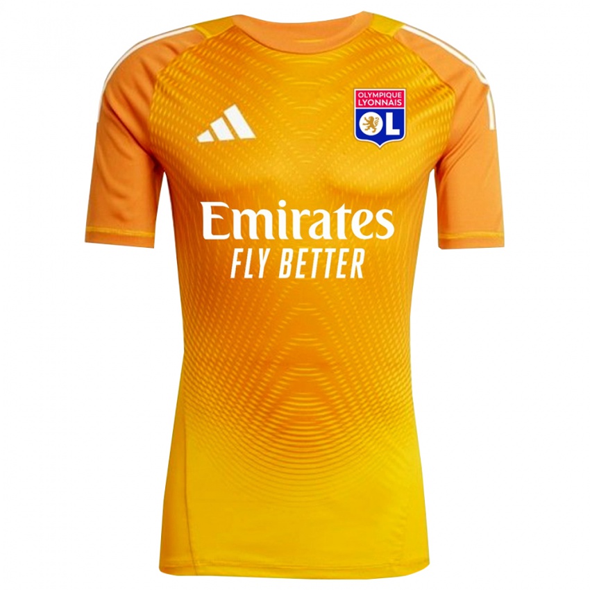 נשים אולימפיק ליון כתום בהיר חולצת שוער 2025/26 חולצה קצרה