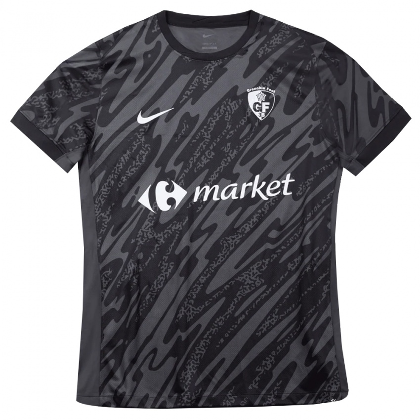 נשים גרנובל שחור אפור חולצת שוער 2025/26 חולצה קצרה נשים גרנובל שחור אפור חולצת שוער 2025/26 חולצה קצרה