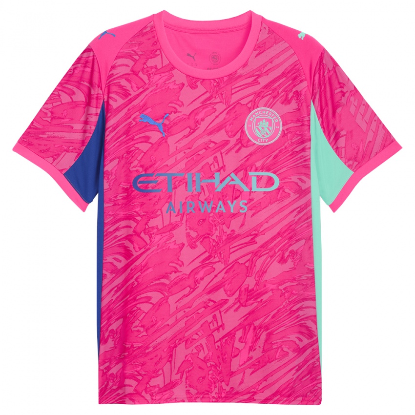 נשים סטברוס אנגלברג #13 ורד ורוד חולצת שוער 2025/26 חולצה קצרה