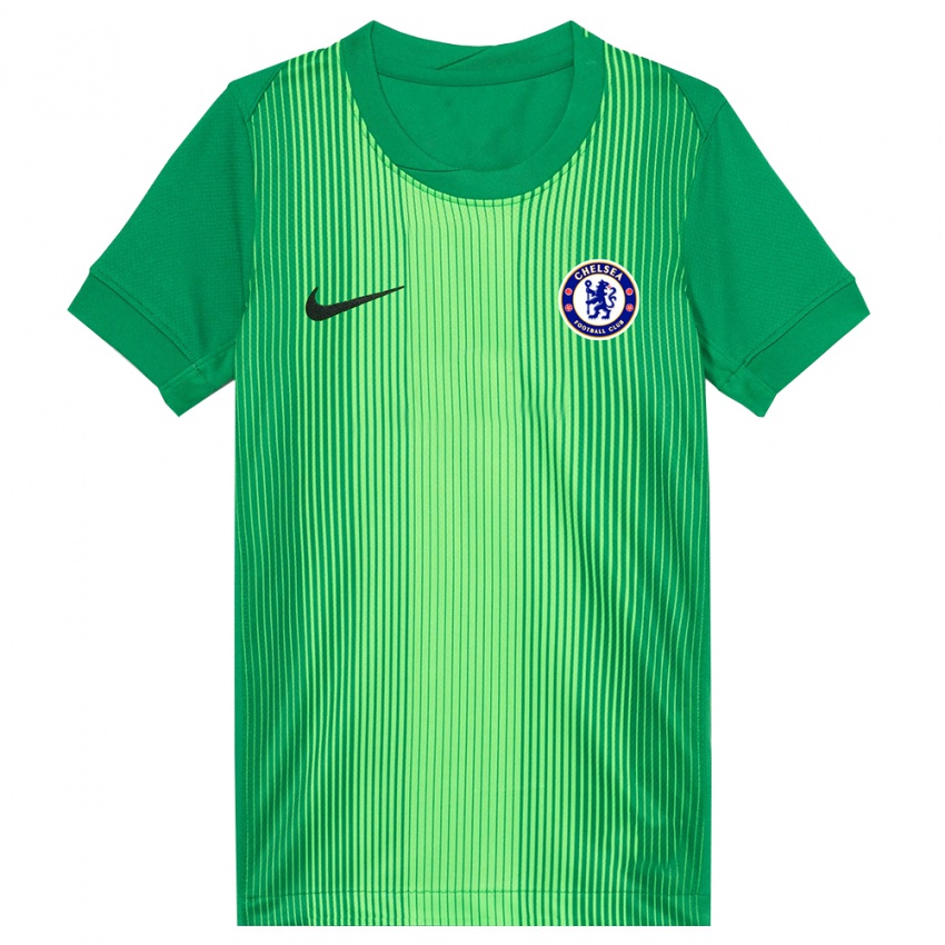 נשים פיליפ יורגנסן #12 ירוק שחור חולצת שוער 2025/26 חולצה קצרה