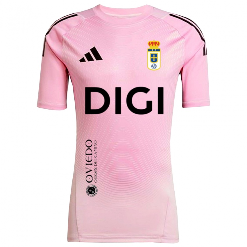 נשים ריאל אוביידו ורוד שחור חולצת שוער 2025/26 חולצה קצרה