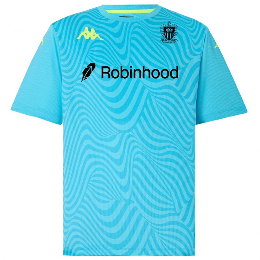 נשים ניס כחול שמיים שחור חולצת שוער 2025/26 חולצה קצרה