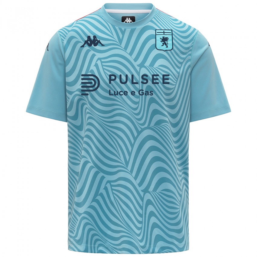 נשים גנואה אפור כחול חולצת שוער 2025/26 חולצה קצרה