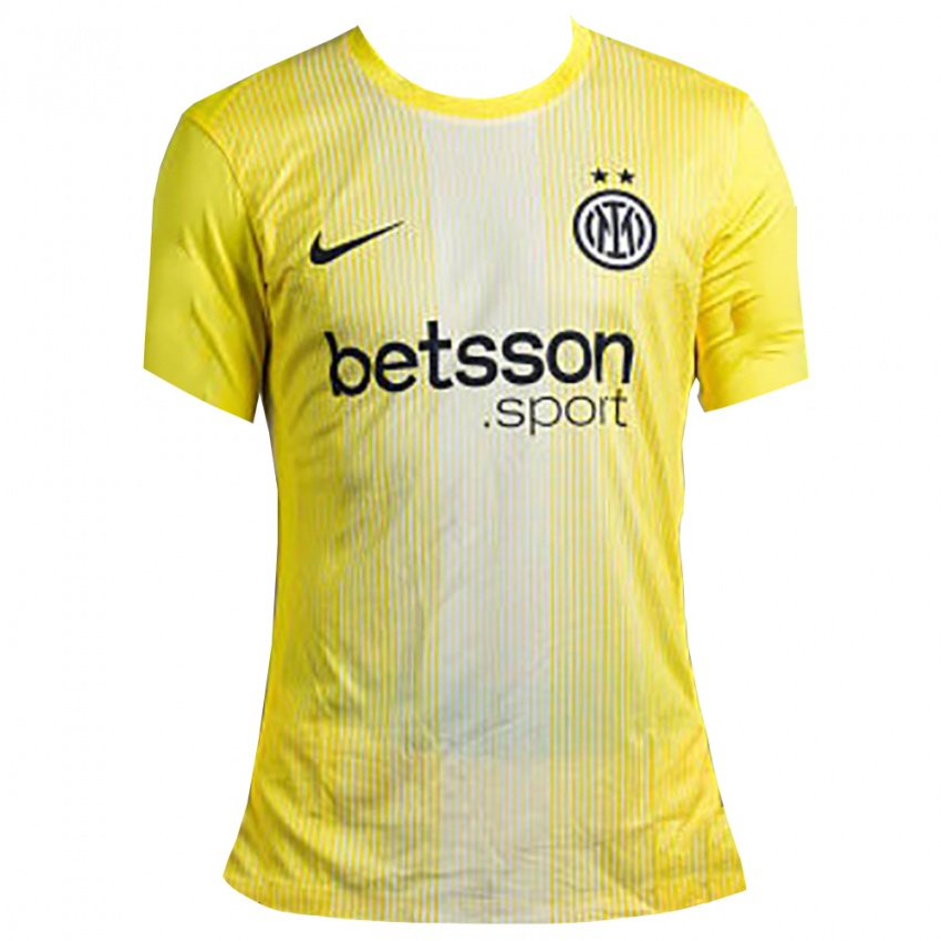 נשים סימון ללשי #0 צהוב בהיר שחור חולצת שוער 2025/26 חולצה קצרה