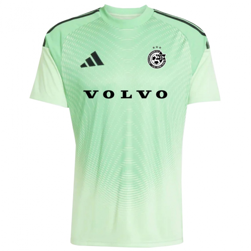 נשים מכבי חיפה לבן כחול בהיר חולצת שוער 2025/26 חולצה קצרה