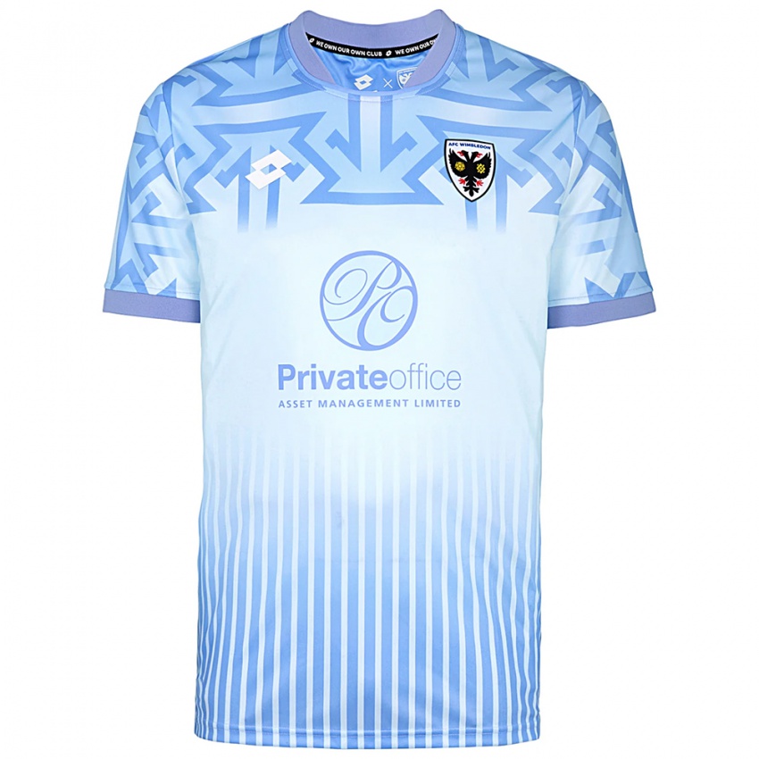 נשים ווימבלדון לבן כחול בהיר חולצת שוער 2025/26 חולצה קצרה