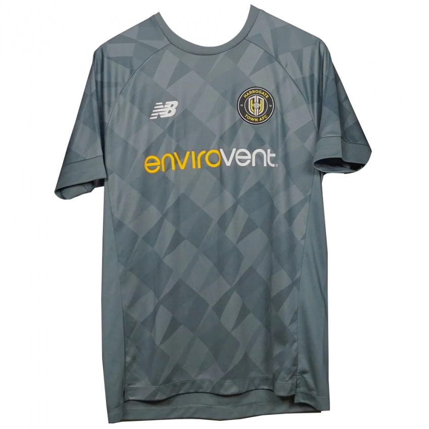 נשים Harrogate Town אפור כהה חולצת שוער 2025/26 חולצה קצרה