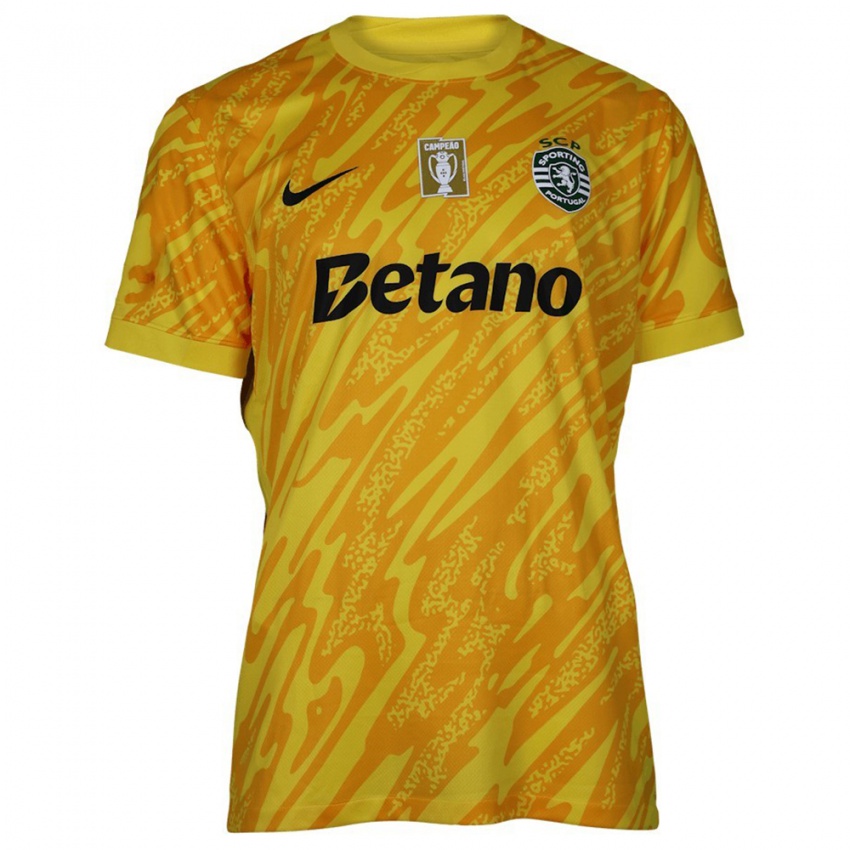 נשים פרנסיסקו סילבה #99 צהוב כתום חולצת שוער 2025/26 חולצה קצרה נשים פרנסיסקו סילבה #99 צהוב כתום חולצת שוער 2025/26 חולצה קצרה