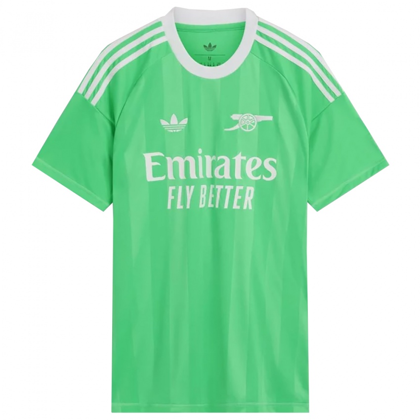 נשים ארסנל ירוק בהיר לבן חולצת שוער 2025/26 חולצה קצרה