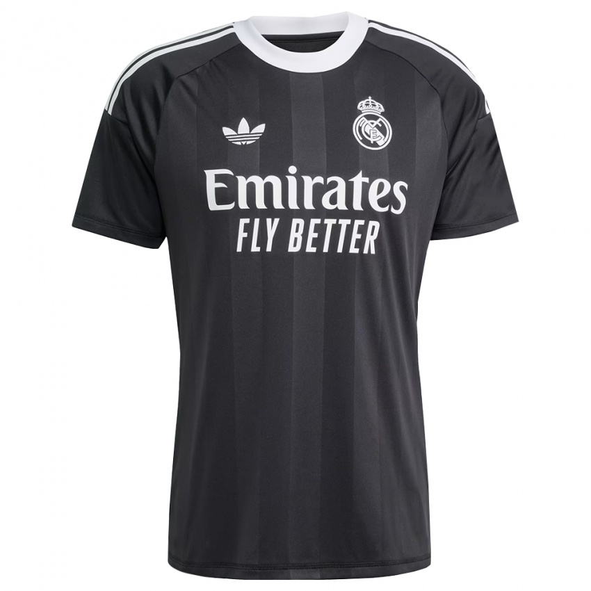 נשים פרן גונסאלס #26 שחור לבן חולצת שוער 2025/26 חולצה קצרה