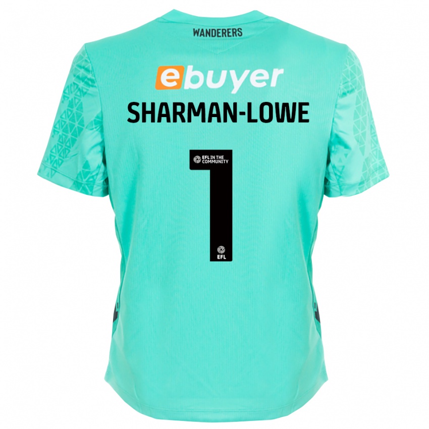 ילדים טדי שרמן-לאו #1 שחור אקווה חולצת שוער 2025/26 חולצה קצרה